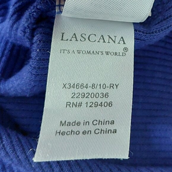 Lascana Short Sleeve Tops 1 Black & 1 Blue Women's Size 8/10 - Picture 16 of 16